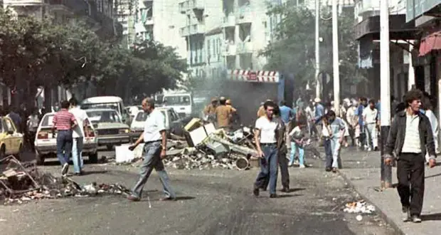 Les manifestations d'octobre 88